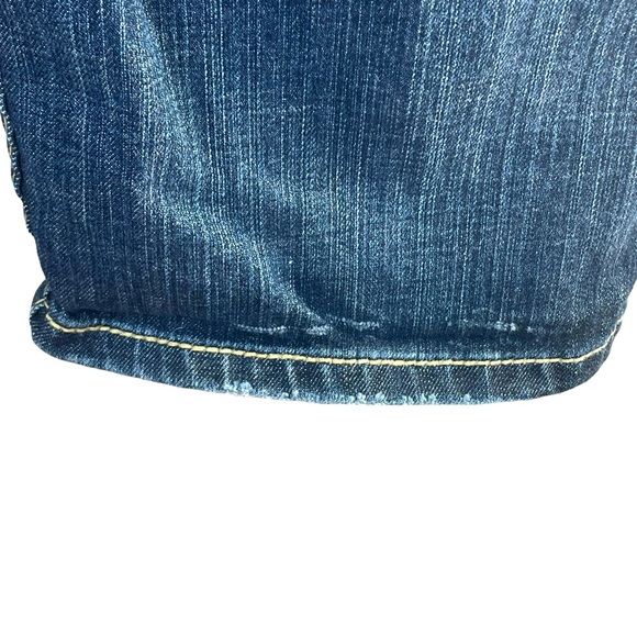 David Kahn Jeanswear Two Tone Heavy Stitching & Brass Hardware Jeans in Size 14 - Picture 8 of 16